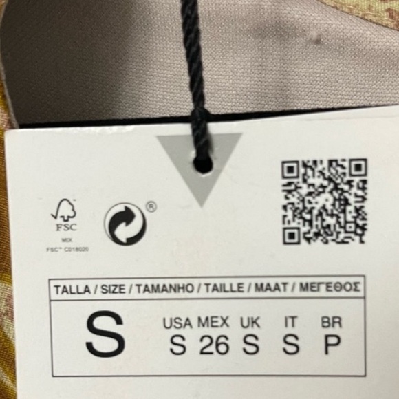 Zara Bloggers Favorite Floral Print Long Sleeve Midi Dress NWT - Picture 9 of 10